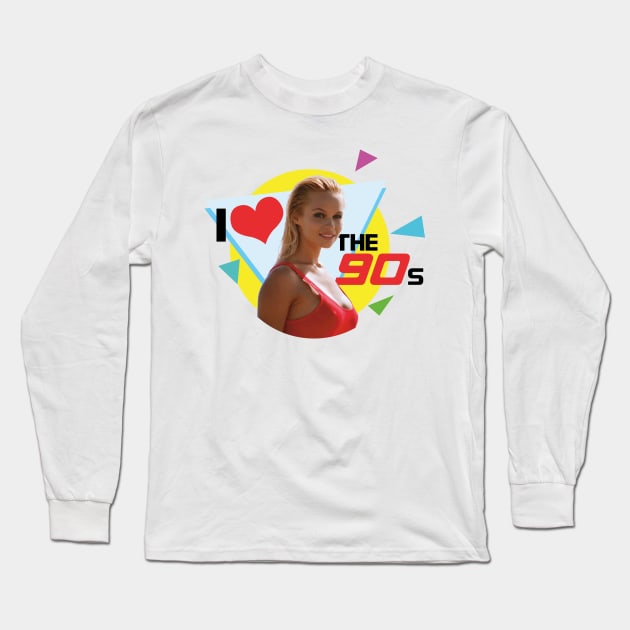 I love the 90's Long Sleeve T-Shirt by Mansemat